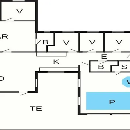 Hébergement de vacances 12 Person In Hasselberg *